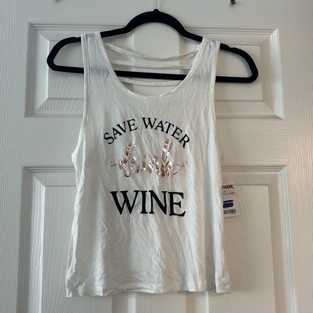 Save water drink wine tank